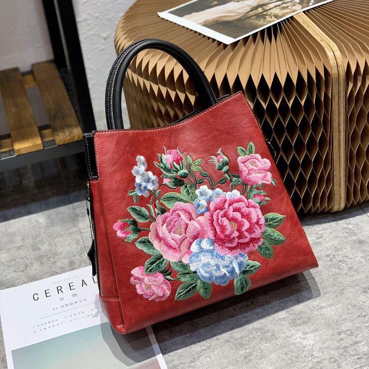 Women's Retro Chinese Style Embroidery With Cheongsam Handbags