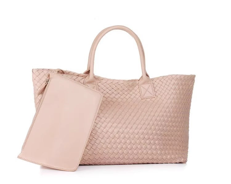 Women's Handmade Woven Big Large Capacity Fashion Shoulder Bags