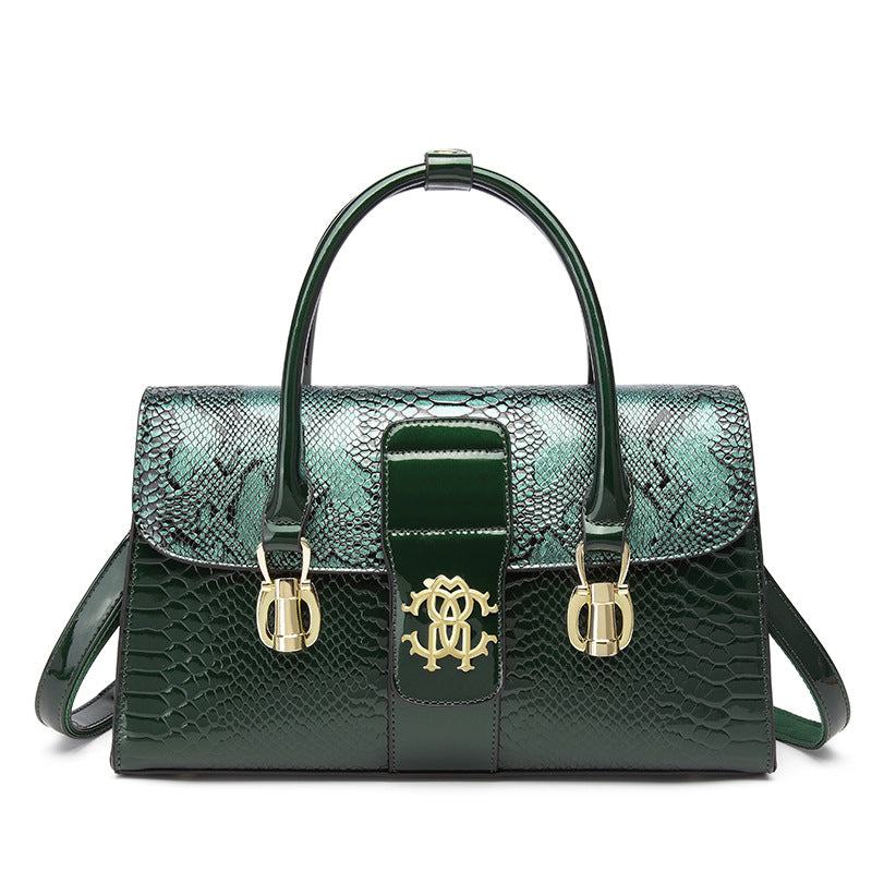 Women's Elegant Crocodile Pattern Mother Affordable Luxury Shoulder Bags