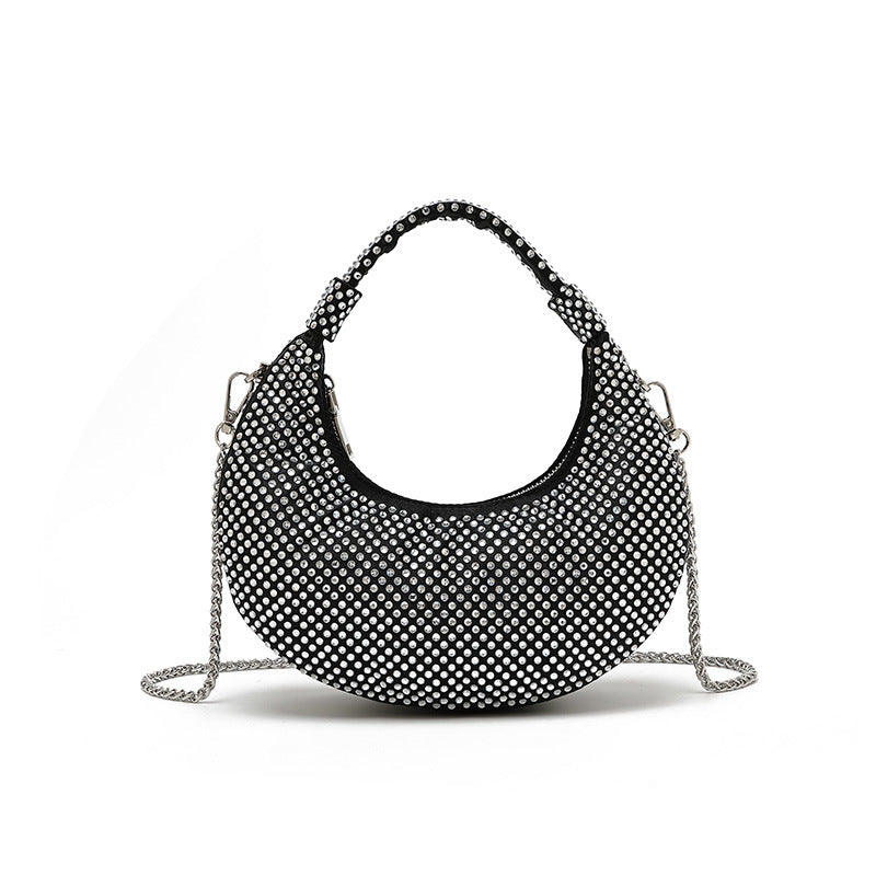 Design Full Diamond Dumpling Female Dinner Evening Bags