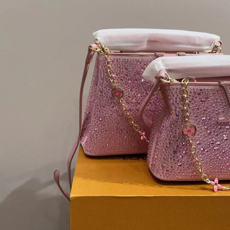 Women's Diamond Fashionable Lady's Chain Street Shot Matching Handbags