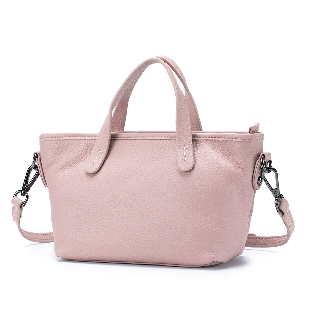 Women's Fashion First Layer Cowhide Large Capacity Handbags