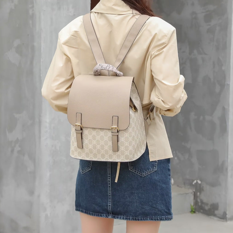 Women's Fashion Series Large Capacity Difference Saddle Shoulder Bags