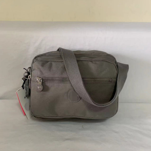 Women's Spring Monkey Urban Simple Nylon Compartment Crossbody Bags