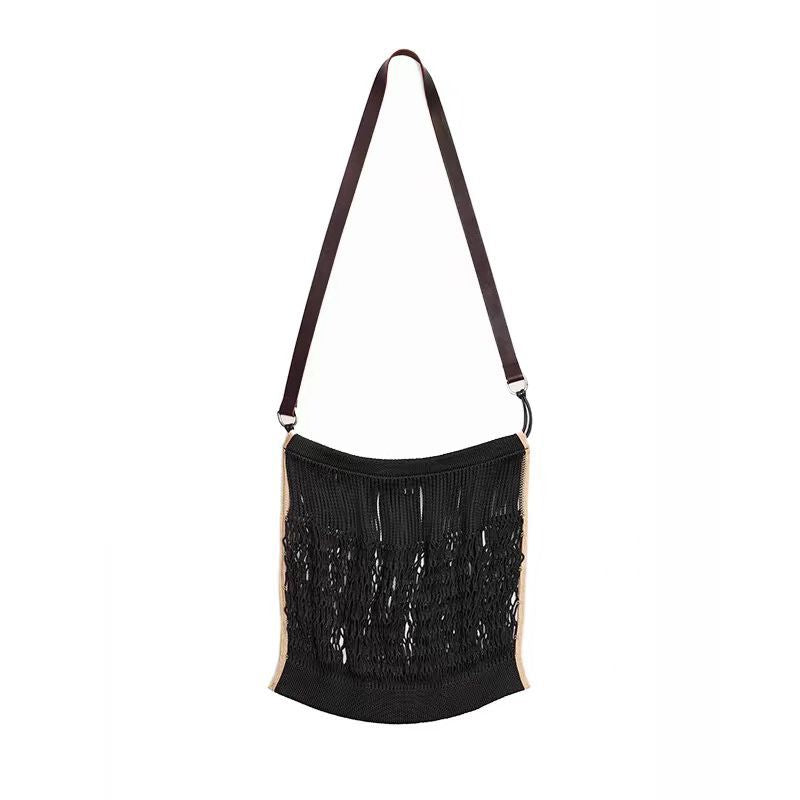 Women's Design Simple Fabric Mesh Shopping Fashion Crossbody Bags