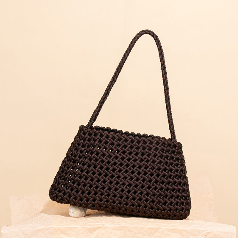 Woven Fashion Satin Underarm High Sense Shoulder Bags
