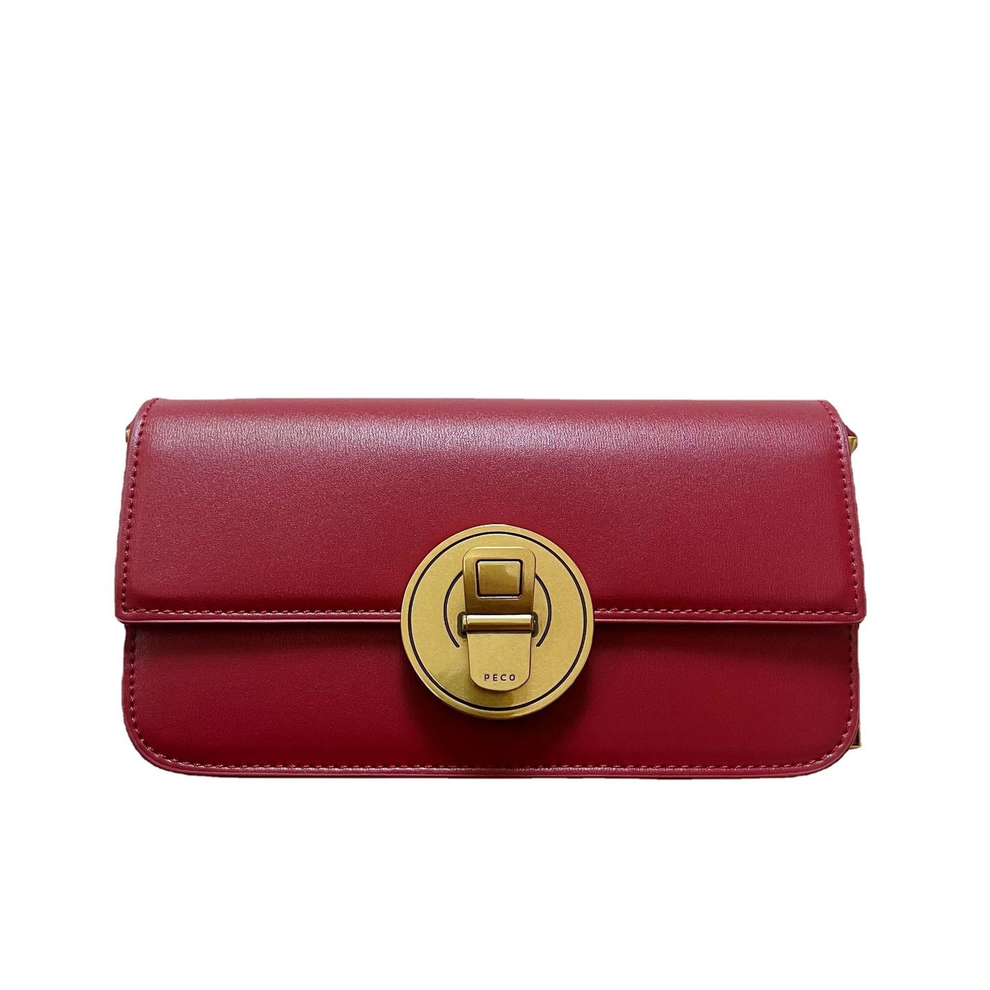 Women's Slouchy Genuine Leather Baguette Design Crossbody Bags