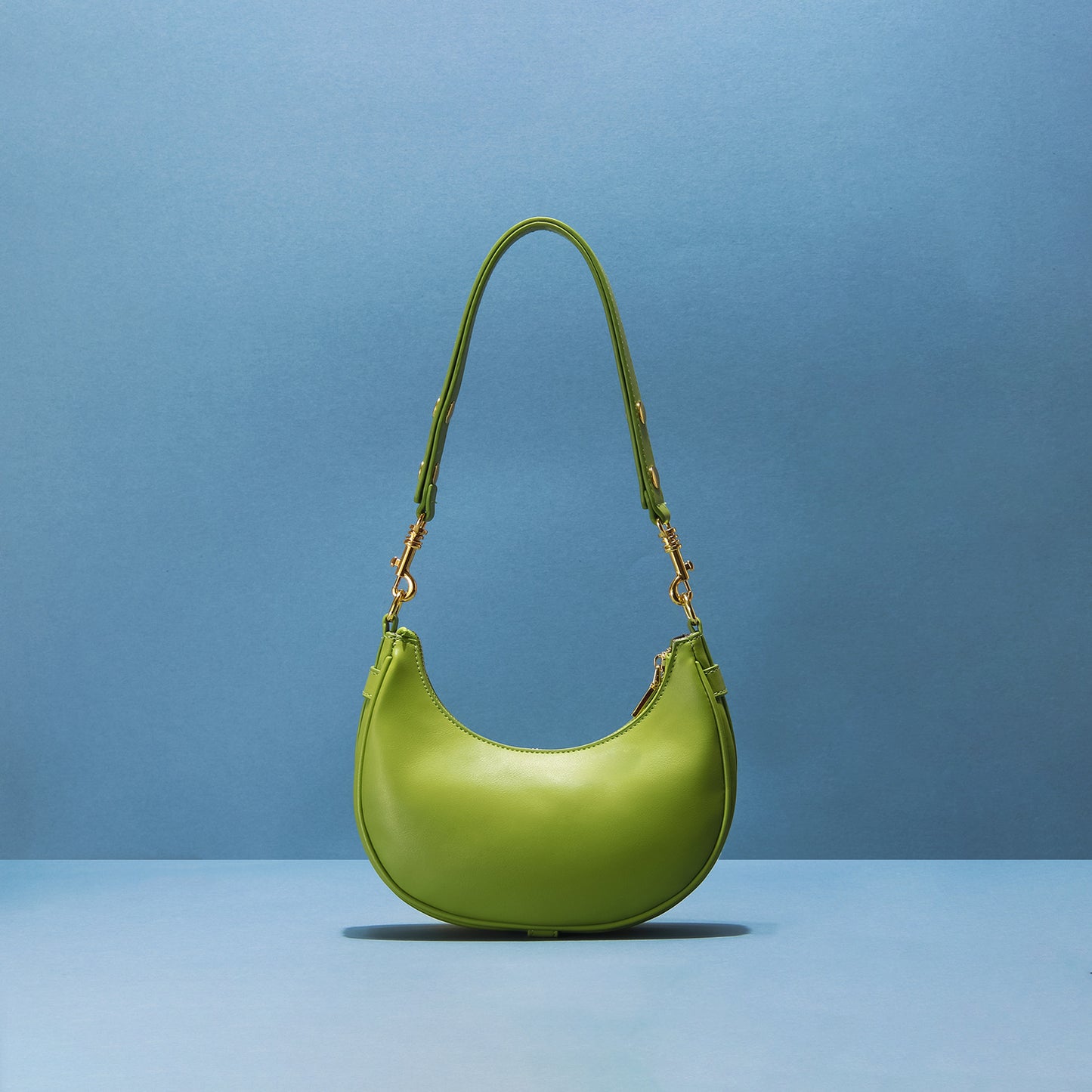Women's Design Underarm Candy Color Moon Korean Shoulder Bags