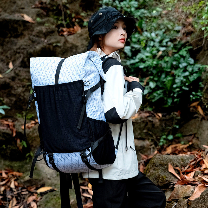 Scalable Capacity Lightweight Waterproof Curved Edge Mountaineering Backpacks