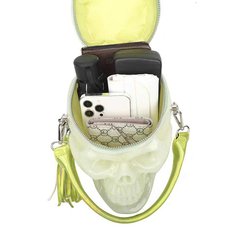 Luminous Skull Hand Punk Fluorescent Dark Handbags