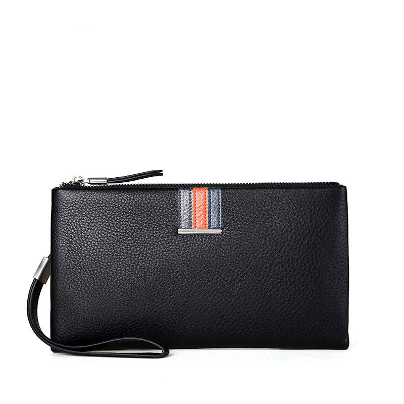 Men's Genuine Leather Clutch Cowhide Business Envelope Men's Handbags
