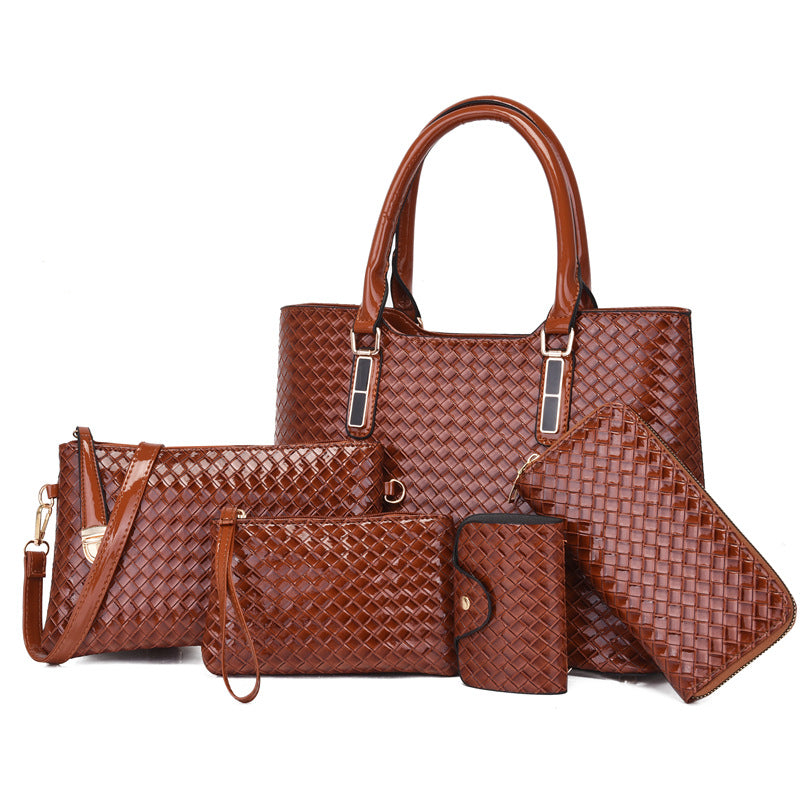 Women's Korean Style Fashion Large Capacity Woven Bags