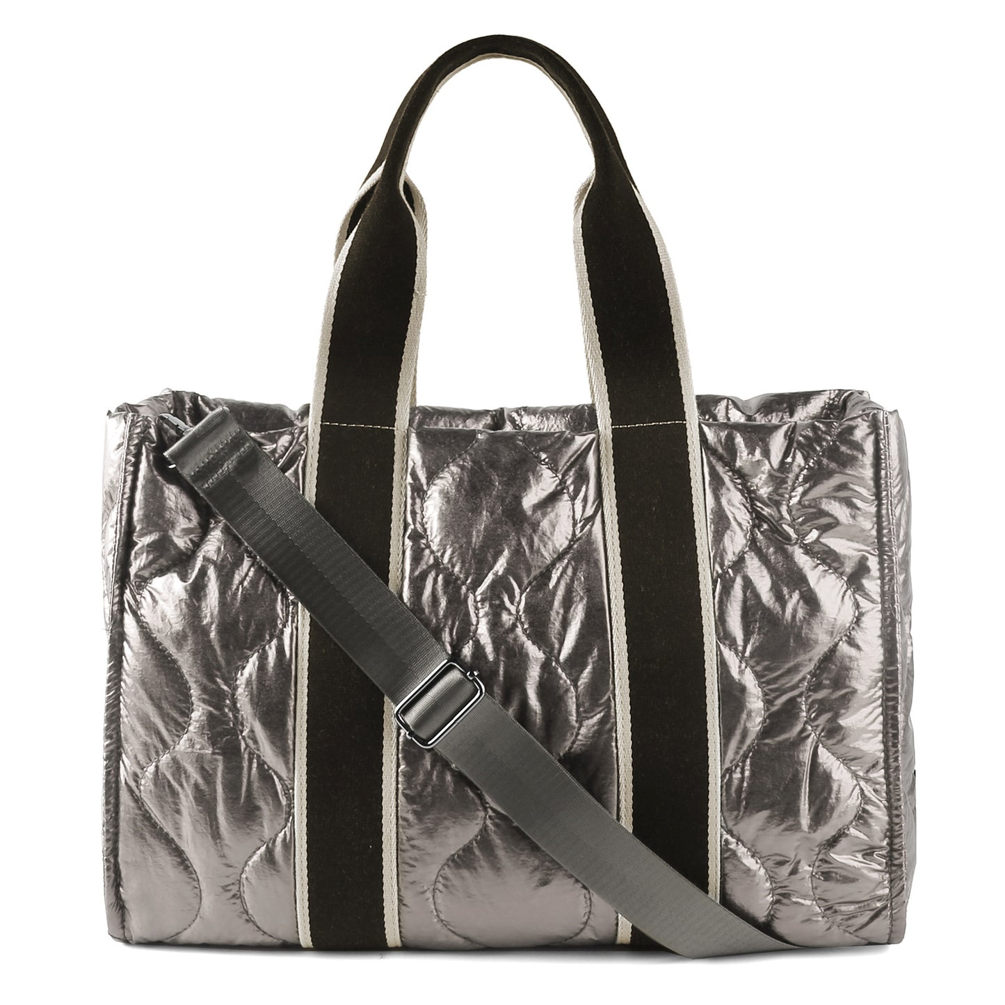 Women's Shiny Down Large Capacity Stitching Texture Shoulder Bags