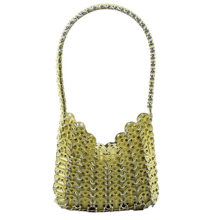 Women's Spray Paint Metal Sequins Handmade Handbags