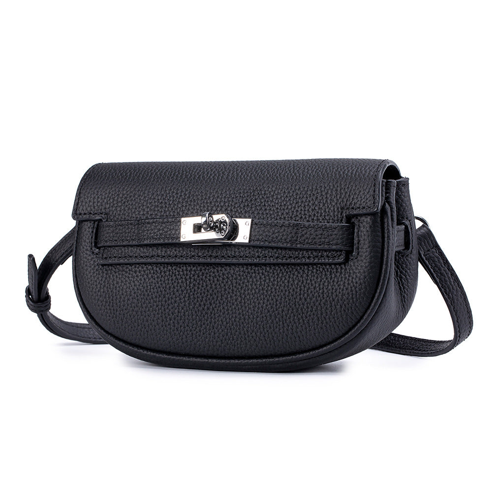Women's Layer Cowhide Niche Stylish Lightweight Leather Bags