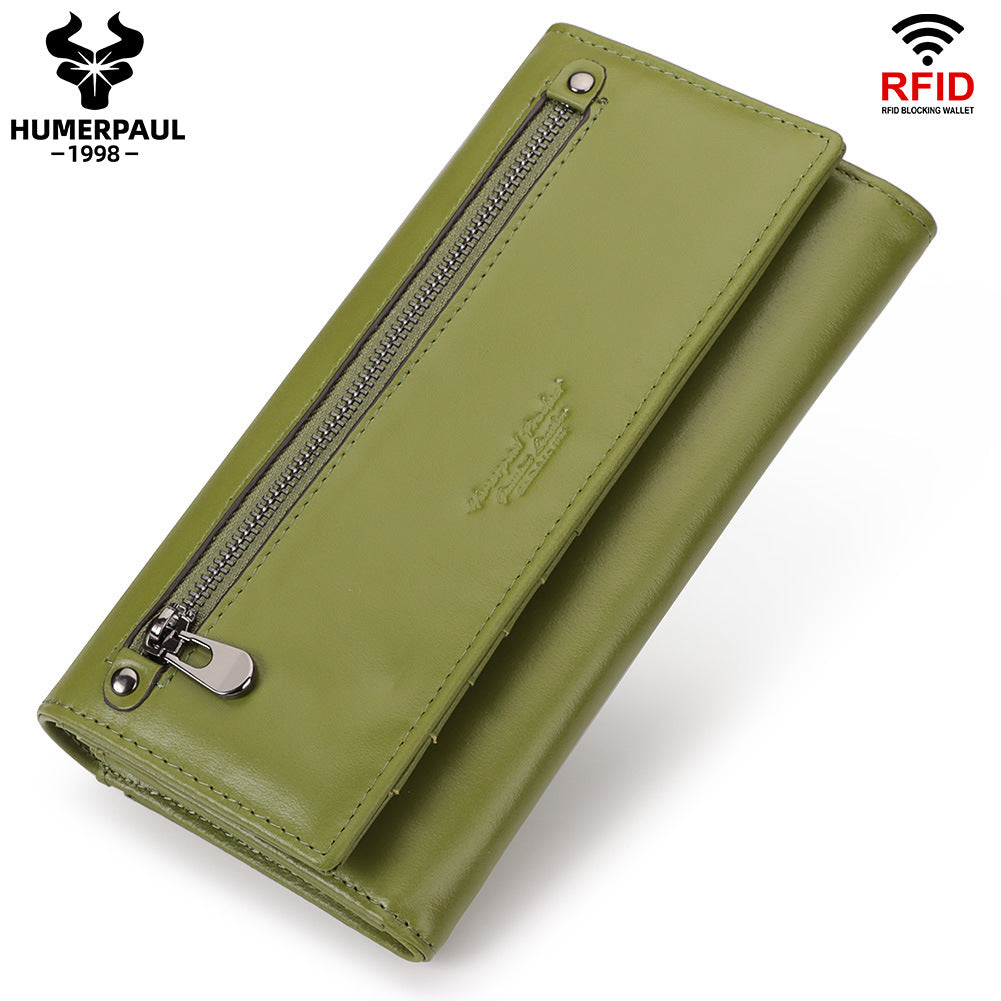 Women's Paul Leather Fashion Large Capacity Clutch Ladies Wallets
