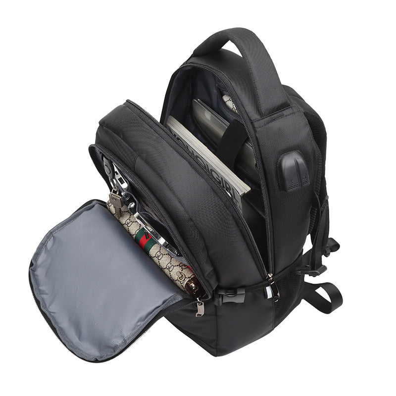 Men's Business Computer Large Capacity Waterproof Backpacks