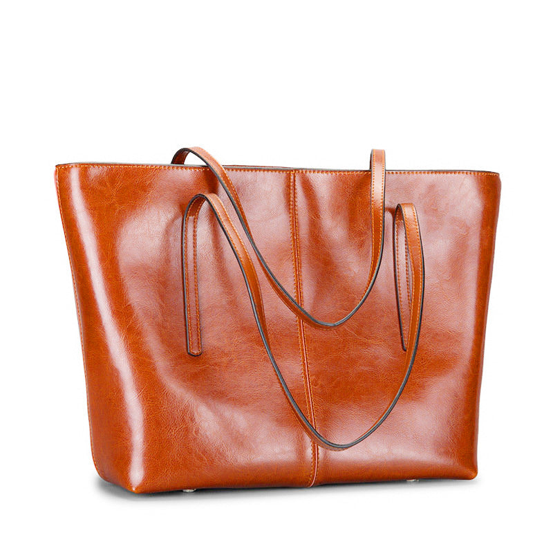 Women's Underarm Large Capacity Commuter Genuine Leather Crossbody Bags