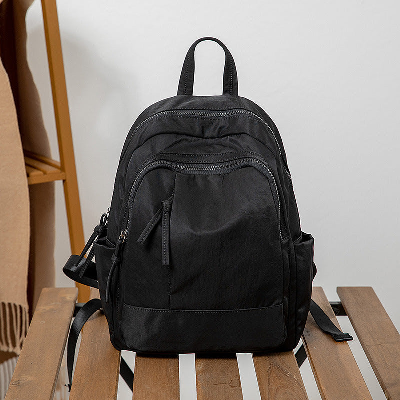 Women's Lightweight Fashion Simple Nylon Portable Oxford Backpacks