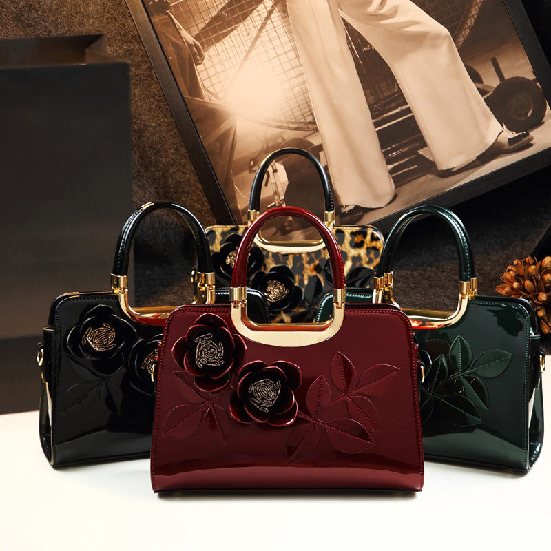 Women's Fashion Flower Elegant Female Embroidered One Handbags