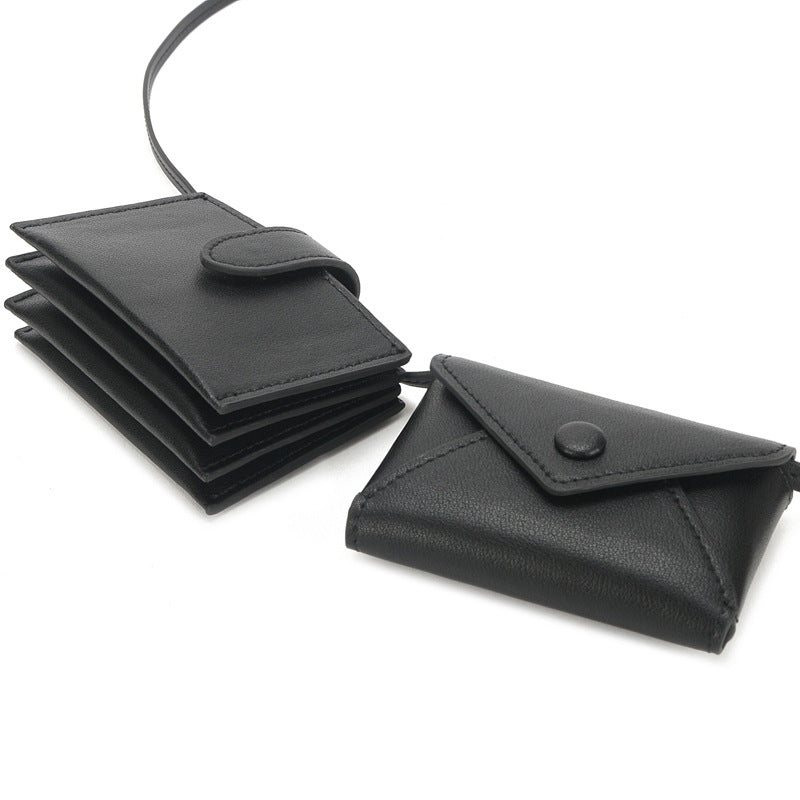 Comfortable Mini Leather Envelope Underarm Vintage Armpit Bags