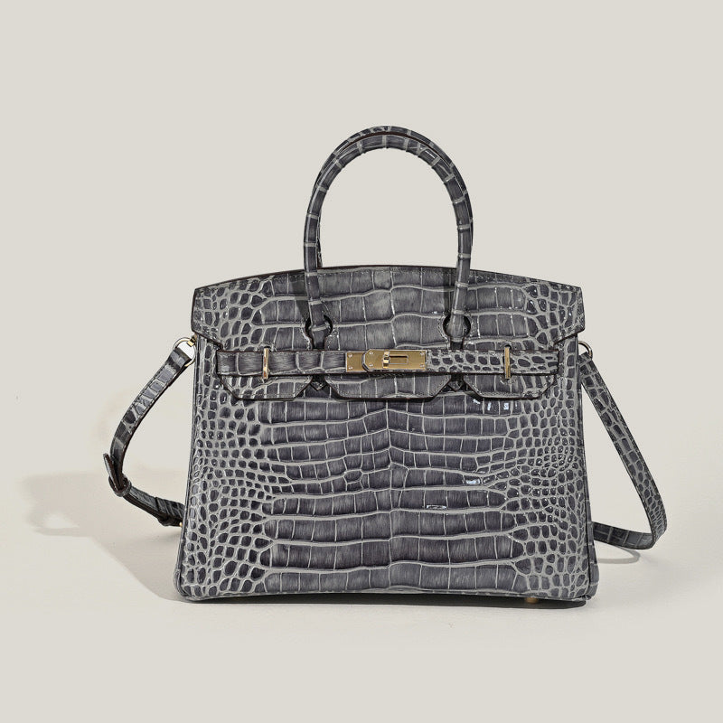 Women's Pattern Genuine Leather First Layer Cowhide Handbags
