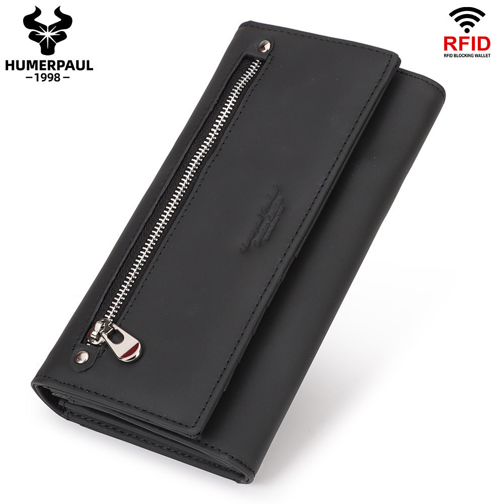 Women's Paul Leather Fashion Large Capacity Clutch Ladies Wallets