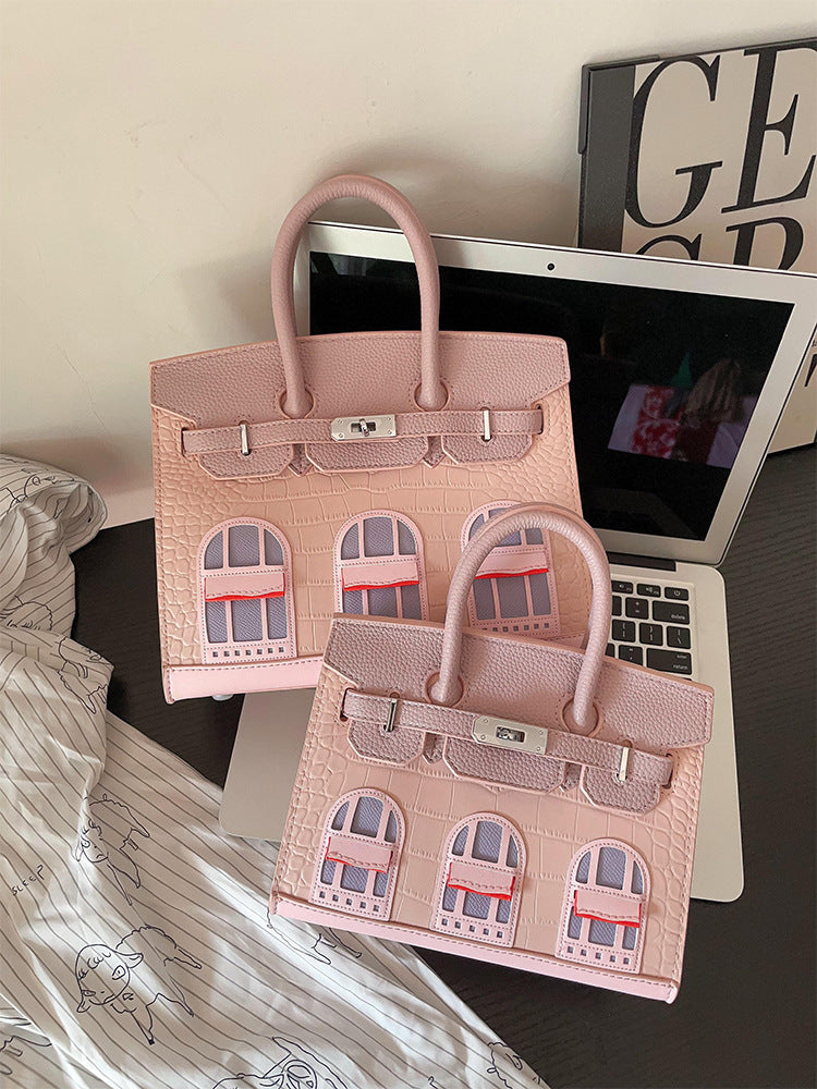 House Genuine Leather Kelly Fashion Cattlehide Handbags