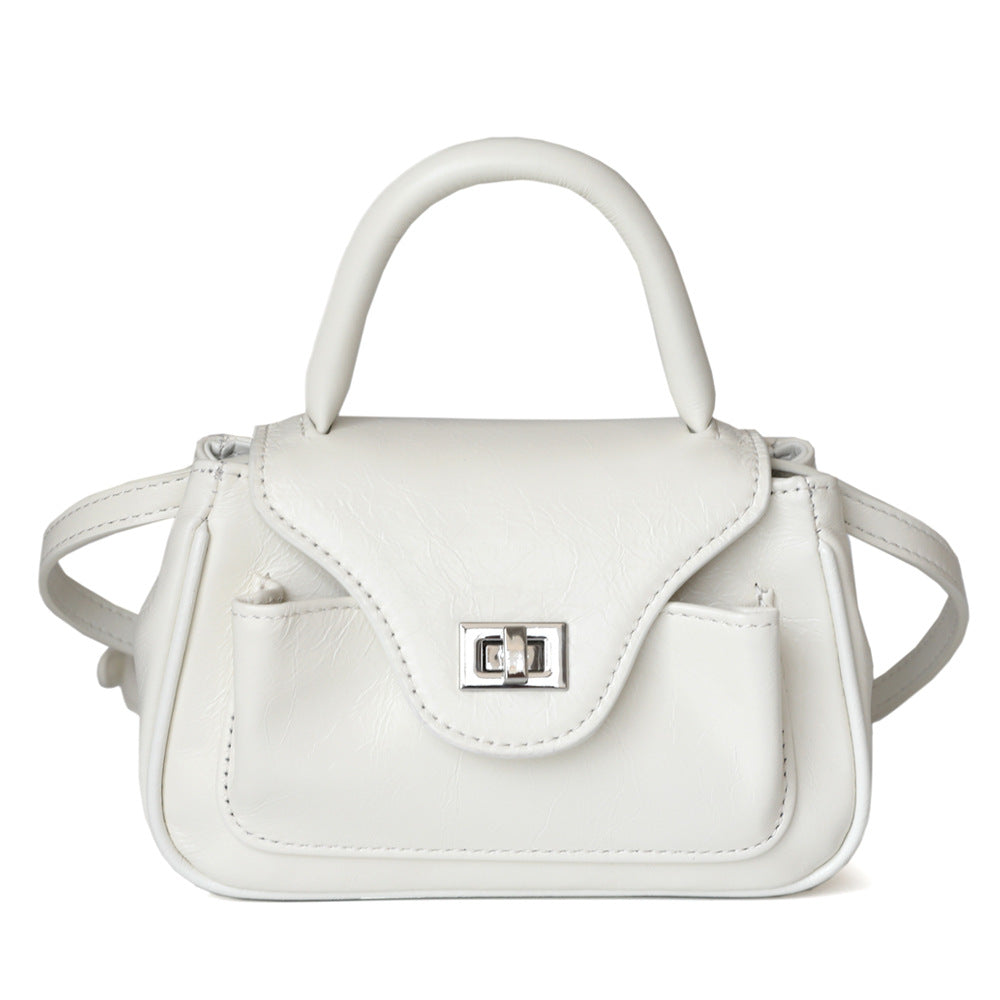 Innovative Graceful Design Oil Wax Cowhide Handbags