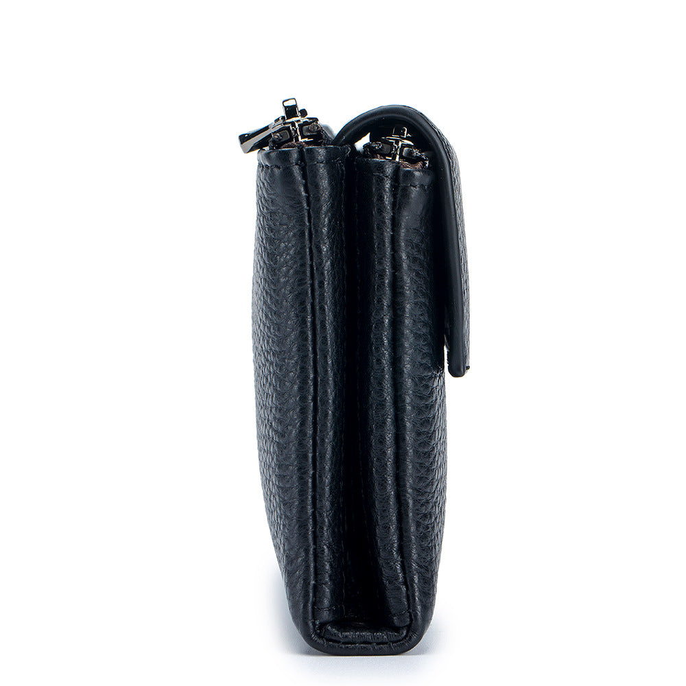 Genuine Leather Soft Long Fashionable Large Ladies Wallets