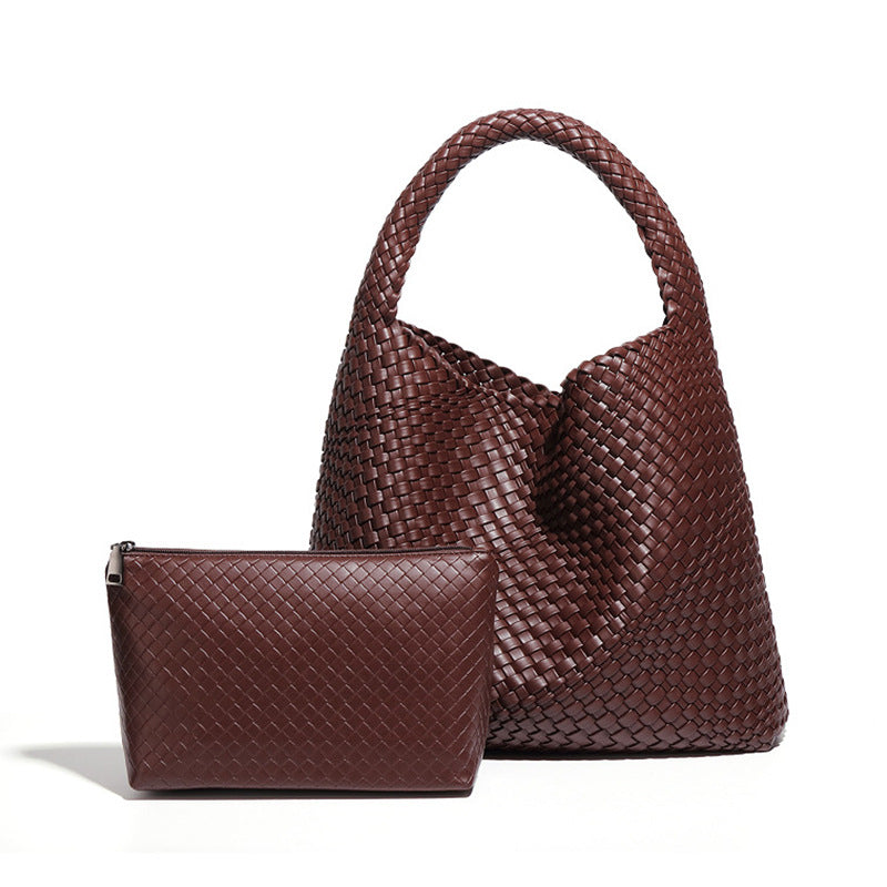 Simple Versatile Large Capacity Underarm Vegetable Handbags