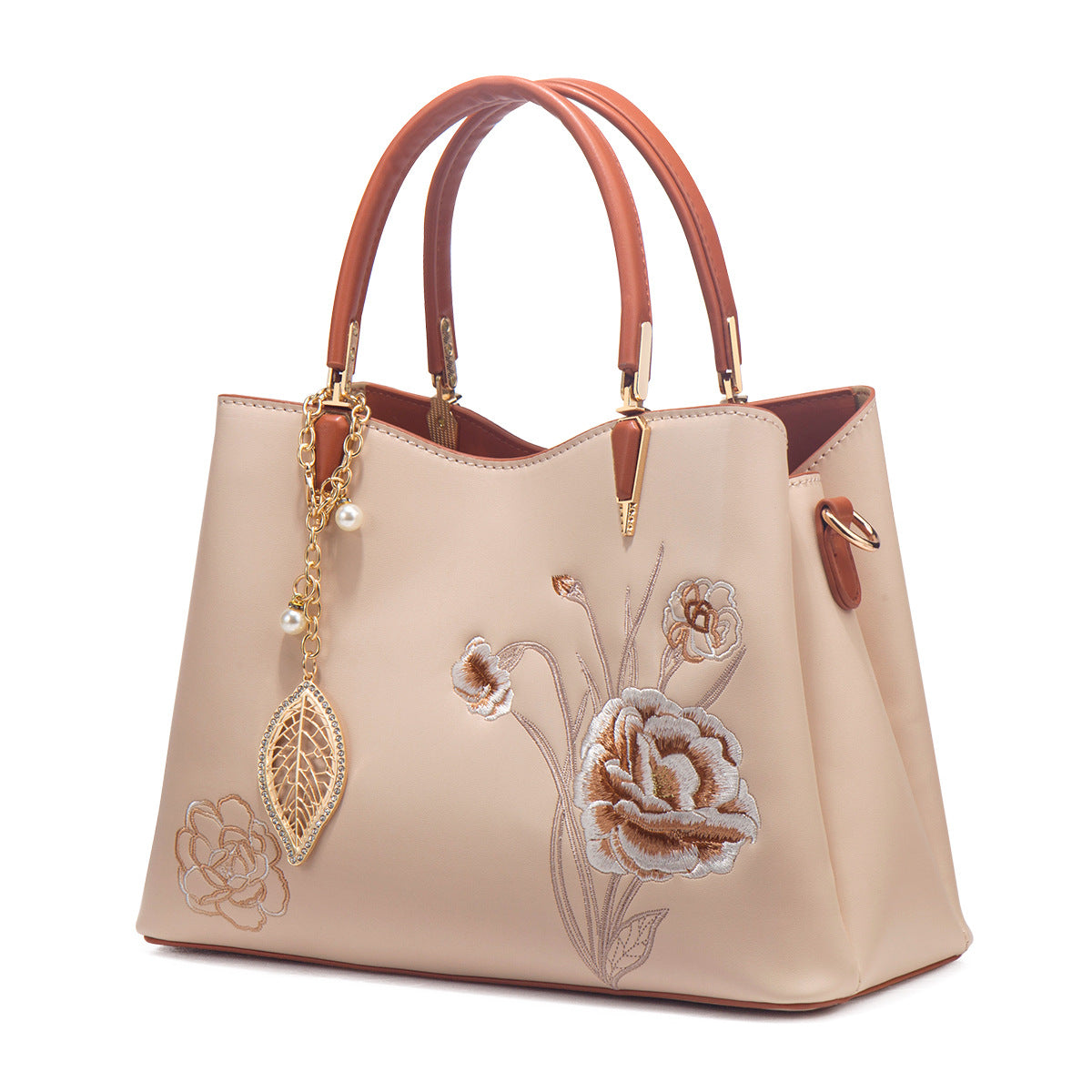 Women's Embroidery Chinese Style Large Capacity Portable Lady Handbags