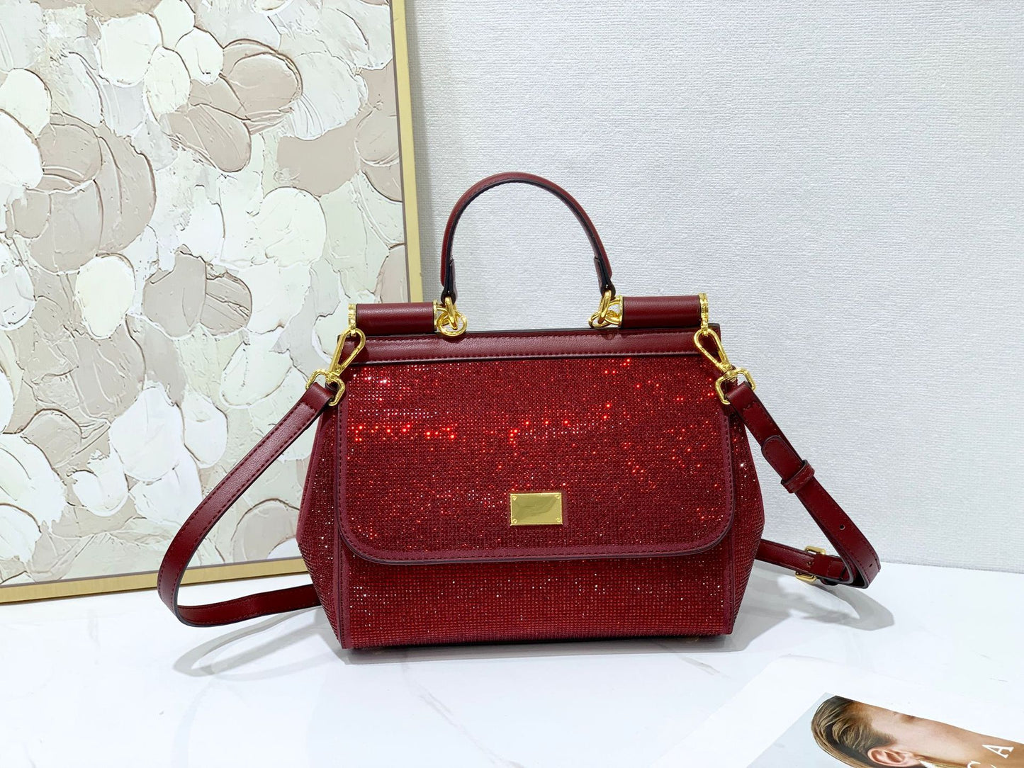 Classy Comfortable Rhinestone Chic Trendy Rose Bags