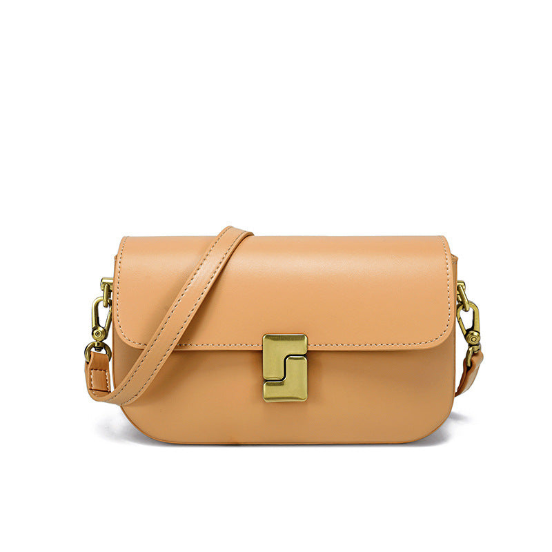 Women's Cowhide Niche High-grade Large Capacity Crossbody Bags