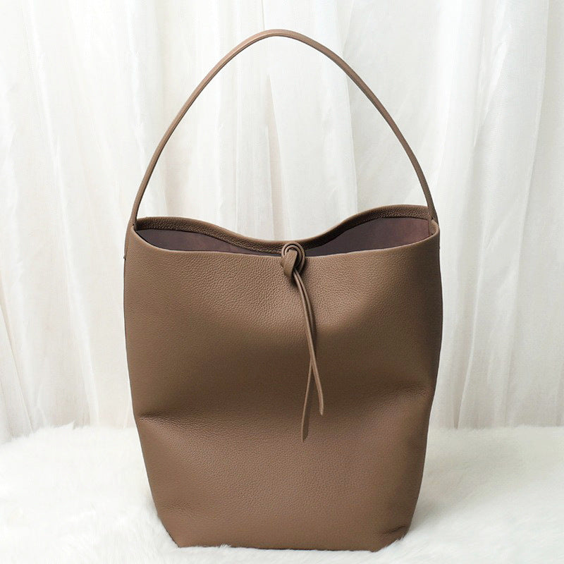 Style Genuine Leather Large Capacity One Shoulder Bags