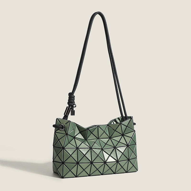 Style Matte Fashion Commuter Geometric Diamond Shoulder Bags