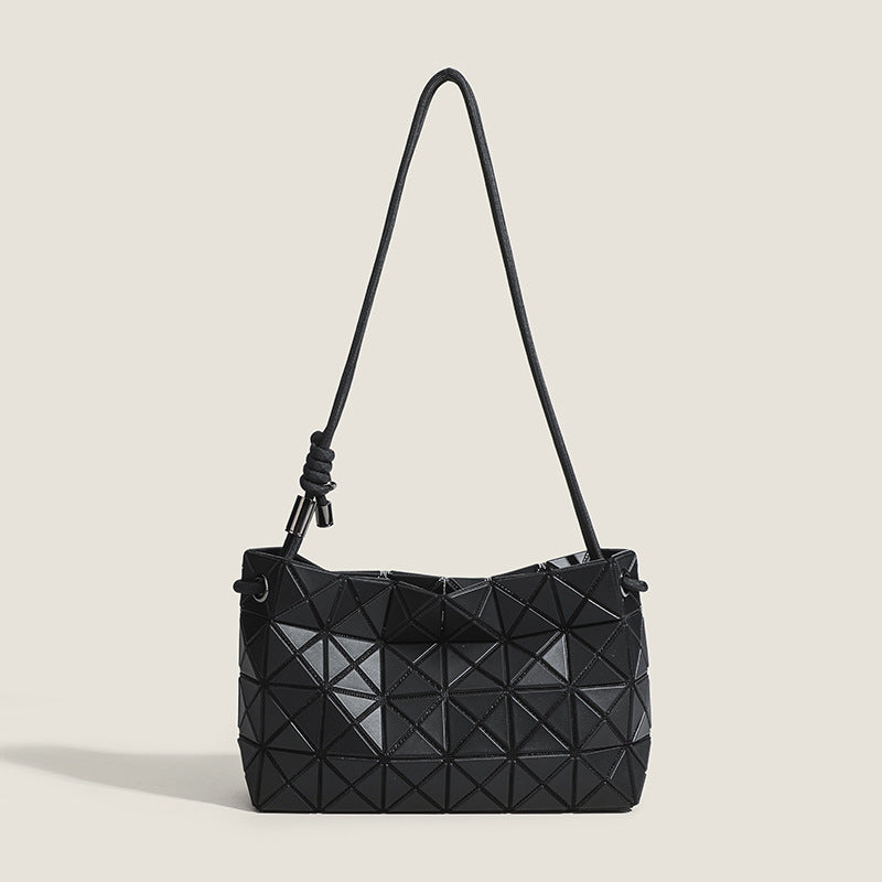 Style Matte Fashion Commuter Geometric Diamond Shoulder Bags