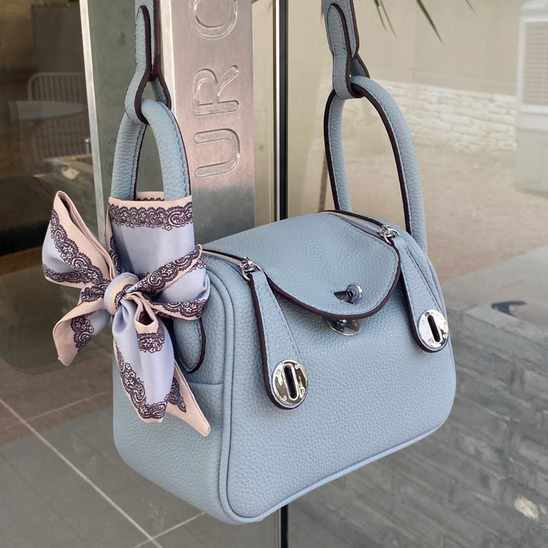 Women's Mini Lindi Leather Underarm Pillow Portable Crossbody Bags