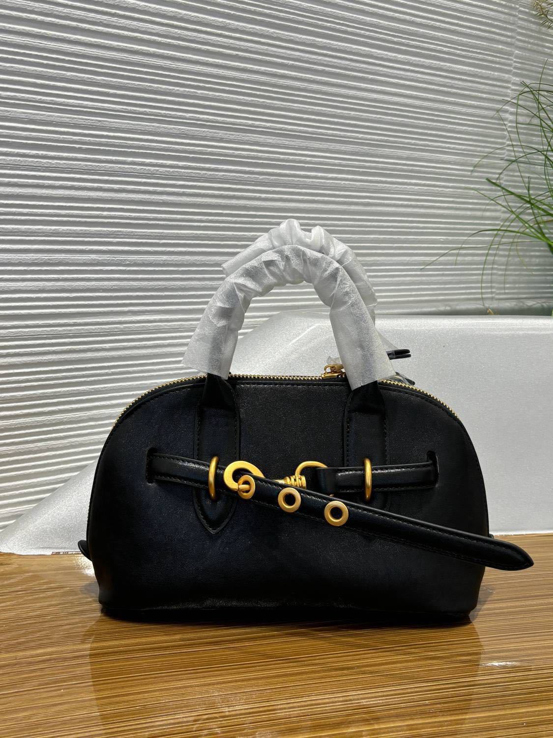 Women's Cowhide Shell Genuine Leather Bowling High-grade Bags