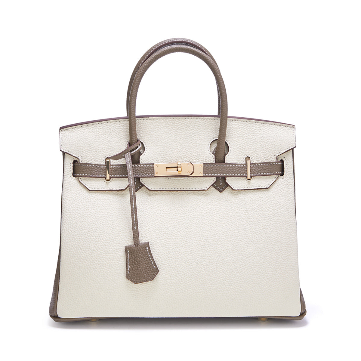 Women's Pattern First Layer Cowhide Large Capacity Shoulder Bags