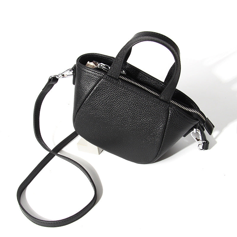 Women's Cowhide Fashion Genuine Leather High Sense Crossbody Bags
