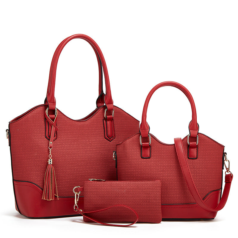 Three-piece Set Of Mother Large Medium Handbags