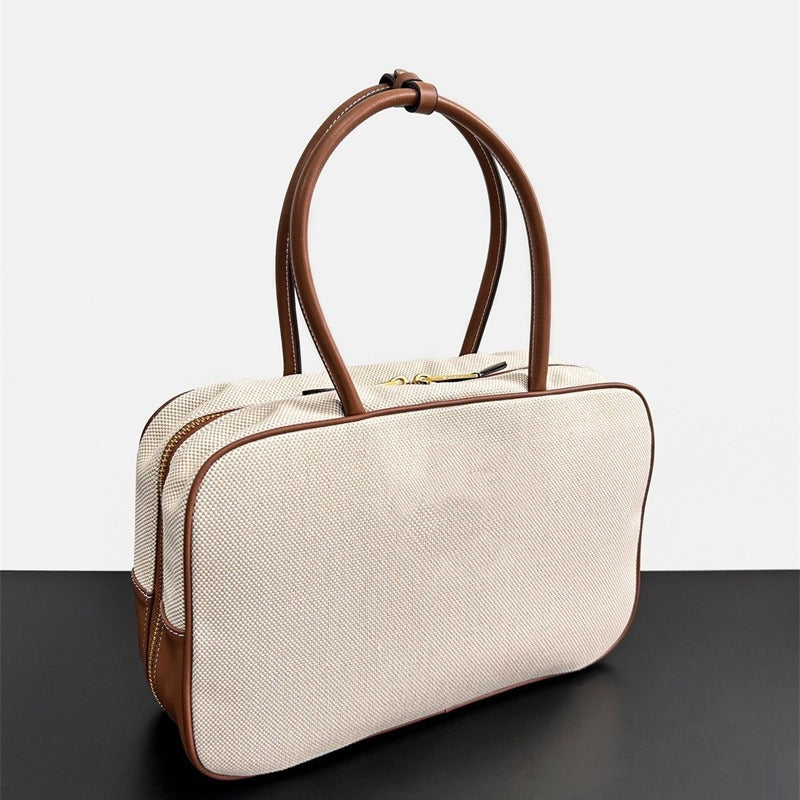 Stitching Leather Bowling Portable Fashion Light Handle
