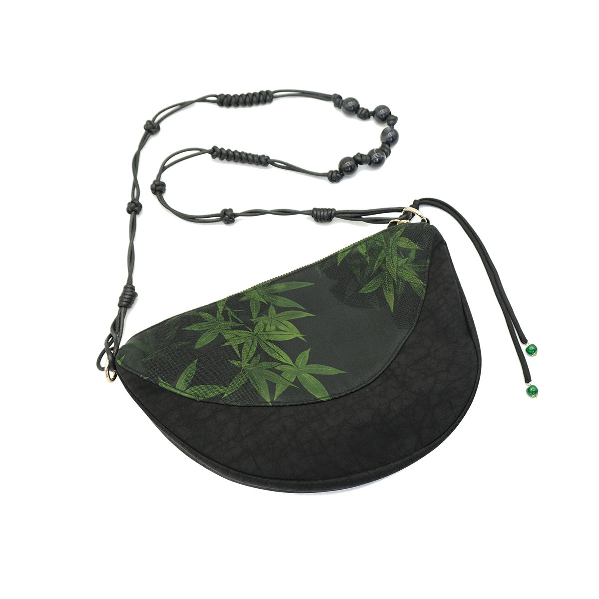 Women's Chinese Yarn Saddle Retro National Style Crossbody Bags