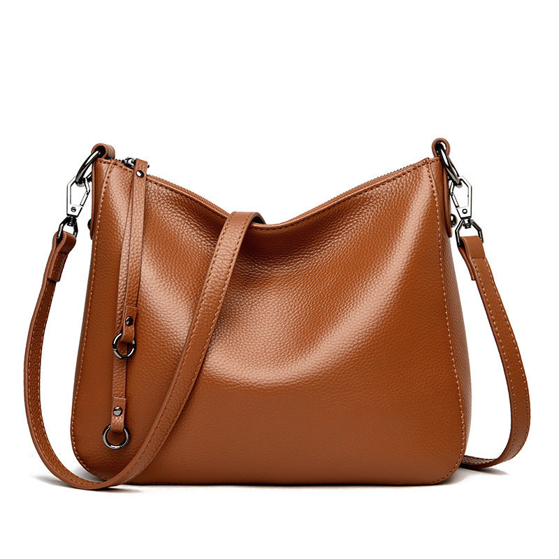 Women's Genuine Leather Fashion Layer Cowhide Crossbody Bags