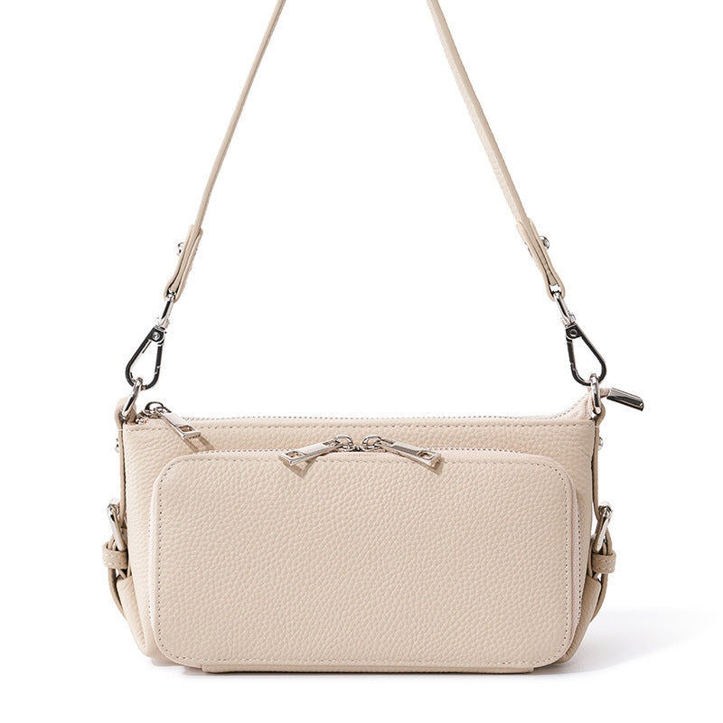 Women's Genuine Leather Fashion Large Capacity Underarm Crossbody Bags