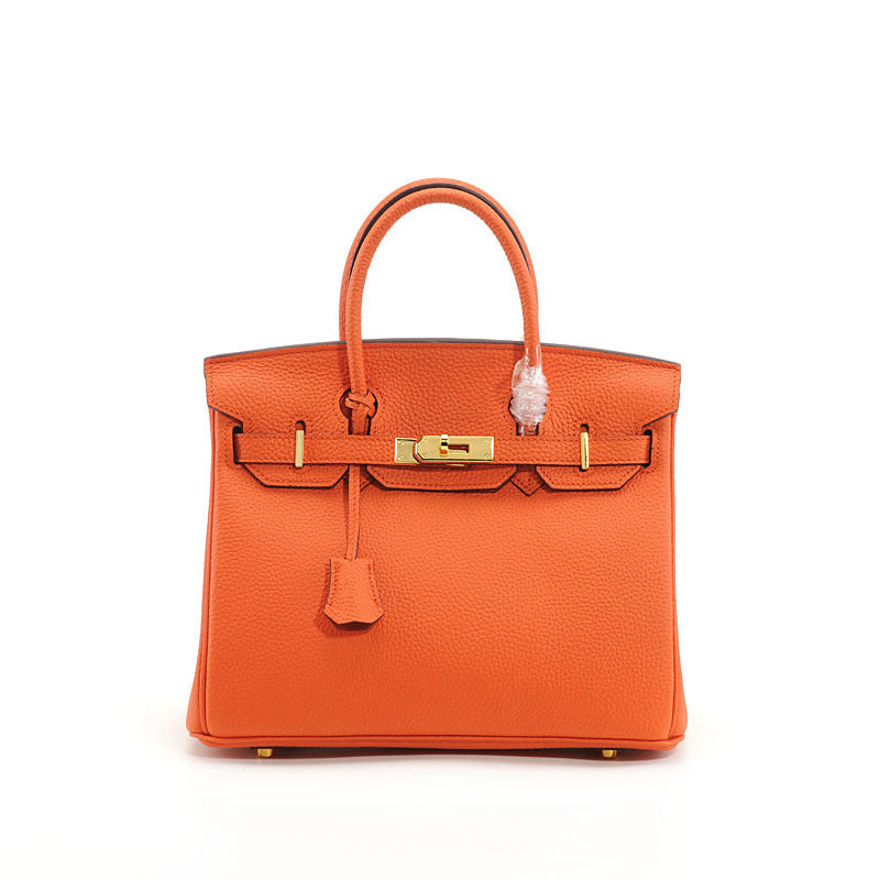 Women's Litchi Pattern Fashion Red Bridal Kelly Bags
