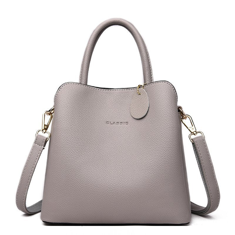 Women's Summer Portable Large Korean Style Genuine Handbags