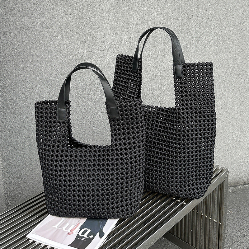 Silk Satin Fashion Design Large Capacity Handbags