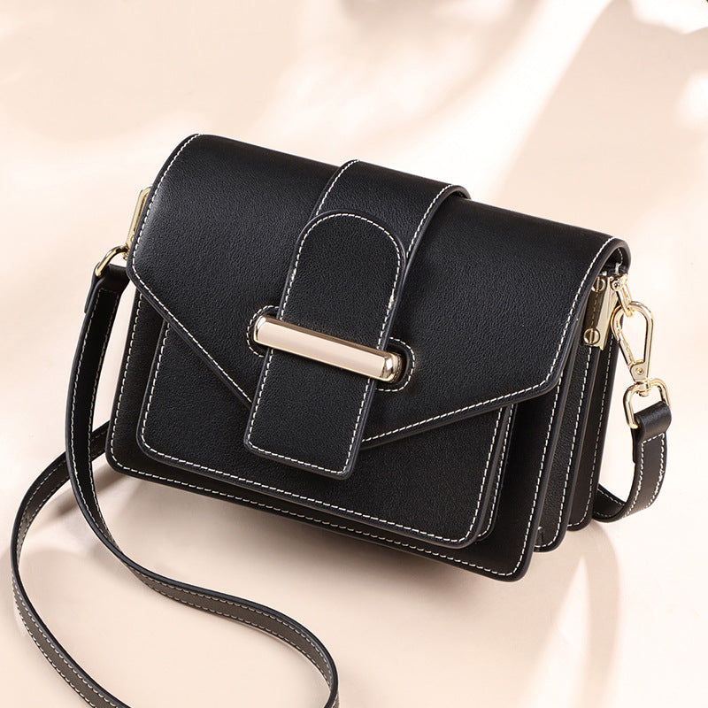Women's Genuine Leather Mori Tide Fashion Crossbody Bags